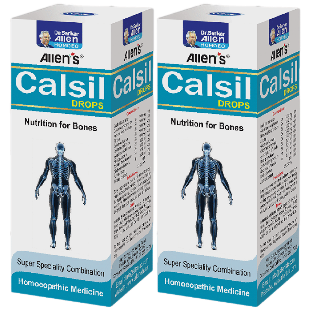 Allen's Calsil Drops (30ml Each) combo pack of 2 bottles