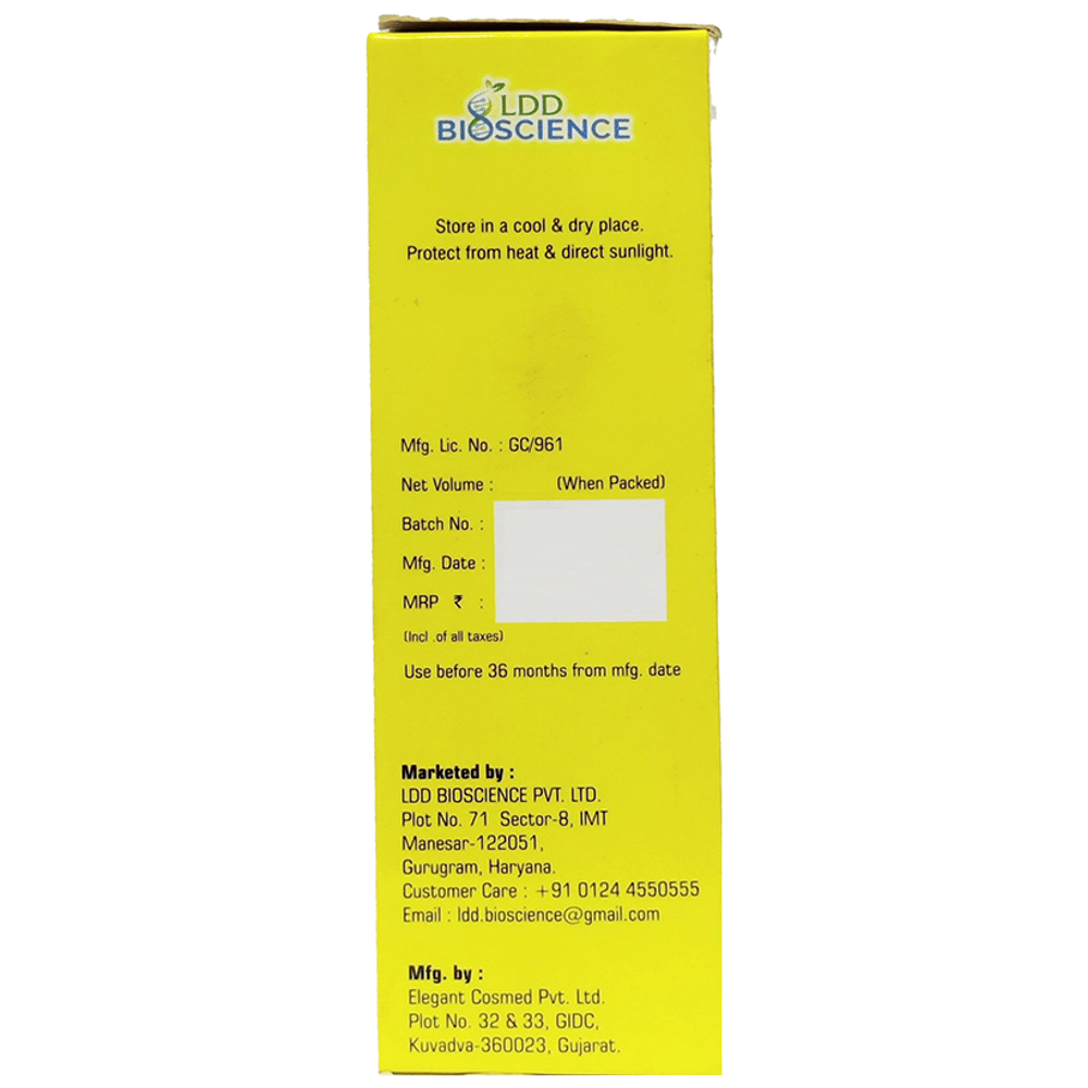 LDD Bioscience Jaborandi Hair Oil bottle of 200 ml Oil