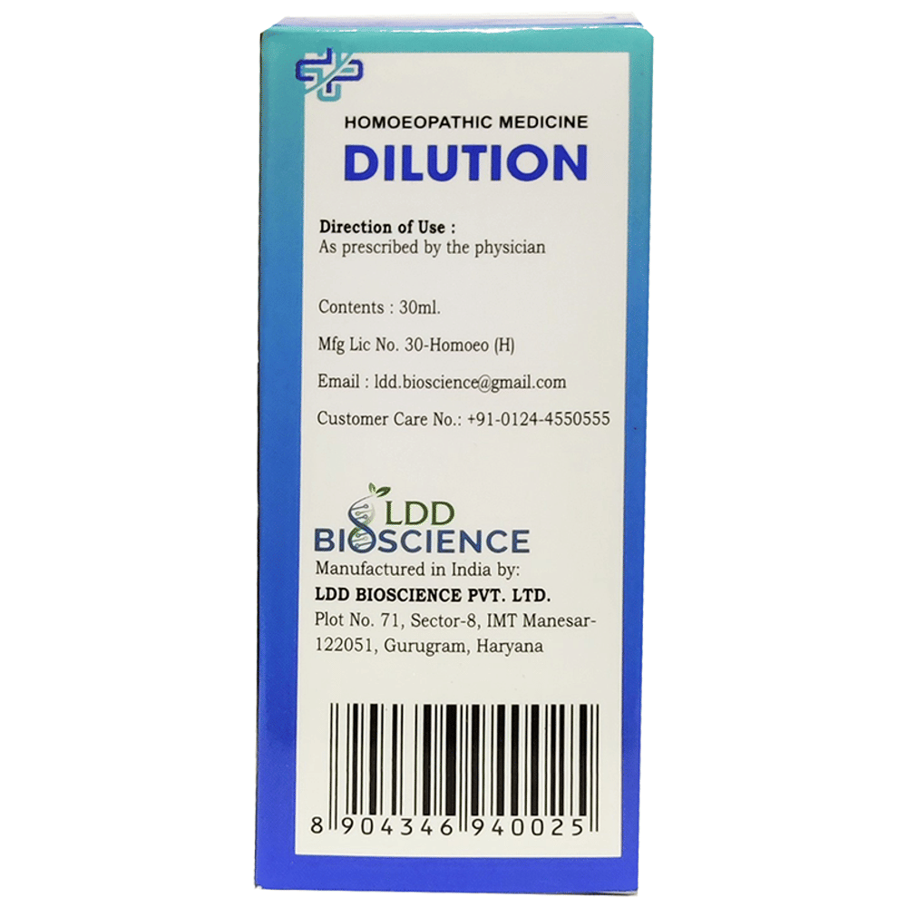 LDD Bioscience Belladonna Dilution 30 bottle of 30 ml Dilution