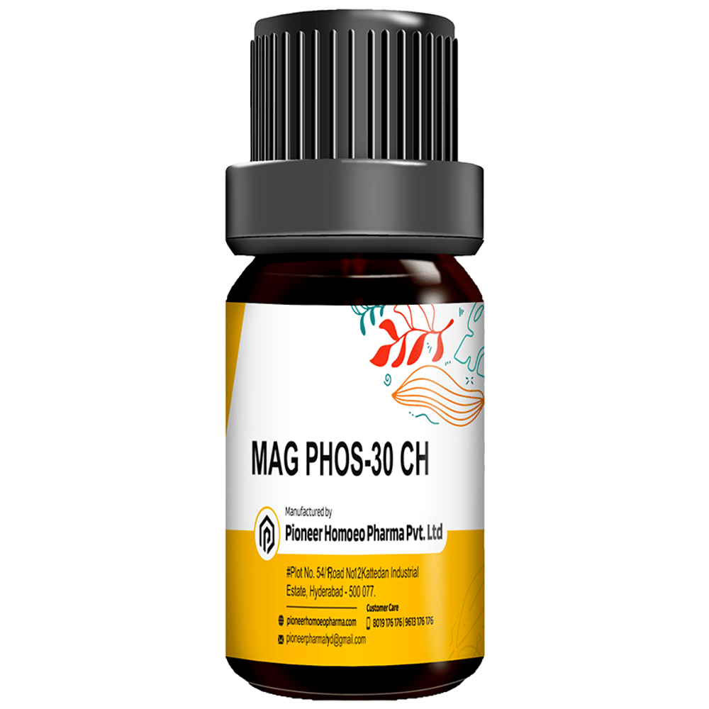 Pioneer Pharma Mag Phos Globules Pellets Multidose Pills 30 CH bottle of 150 tablets