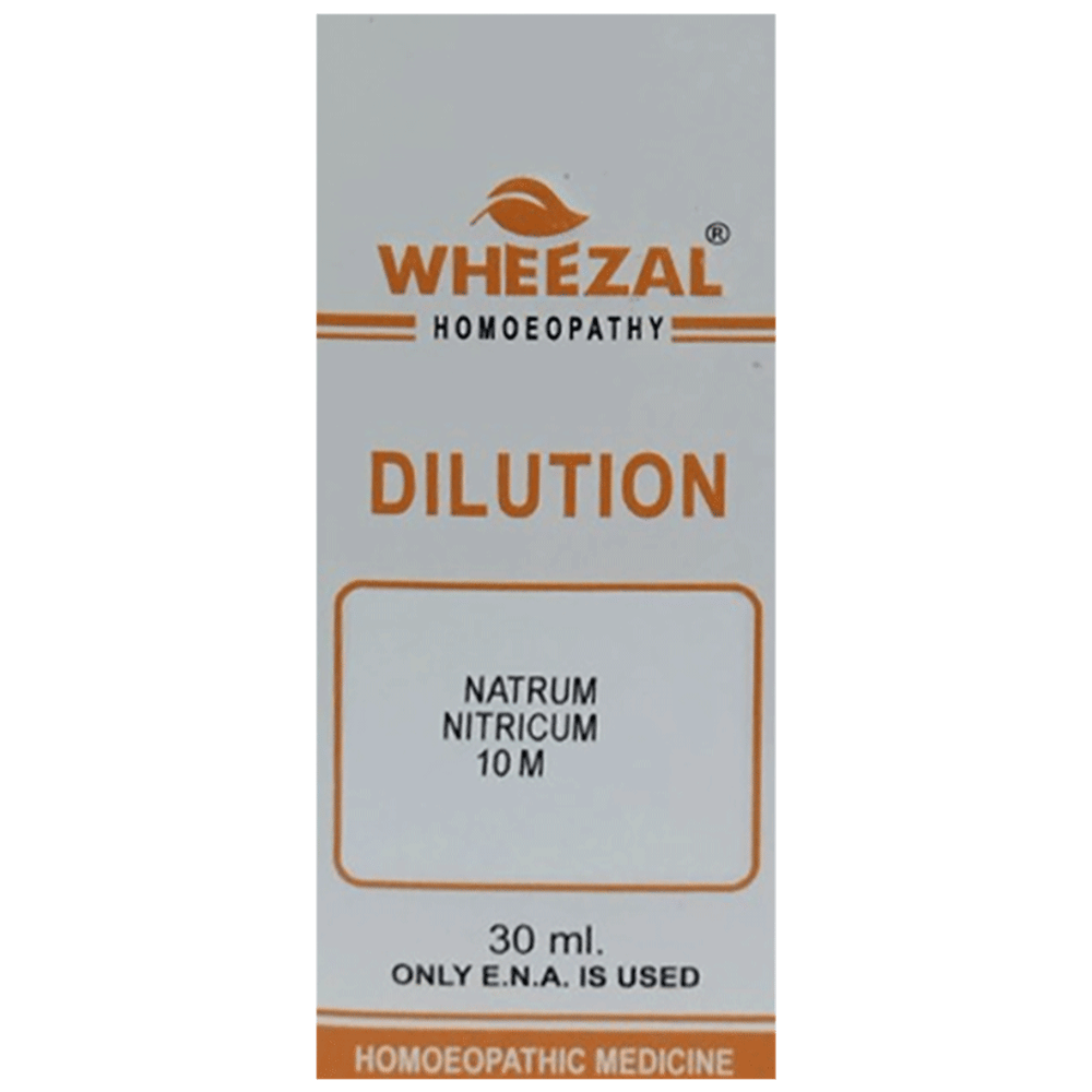 Wheezal Natrum Nitricum Dilution 10M bottle of 30 ml Dilution