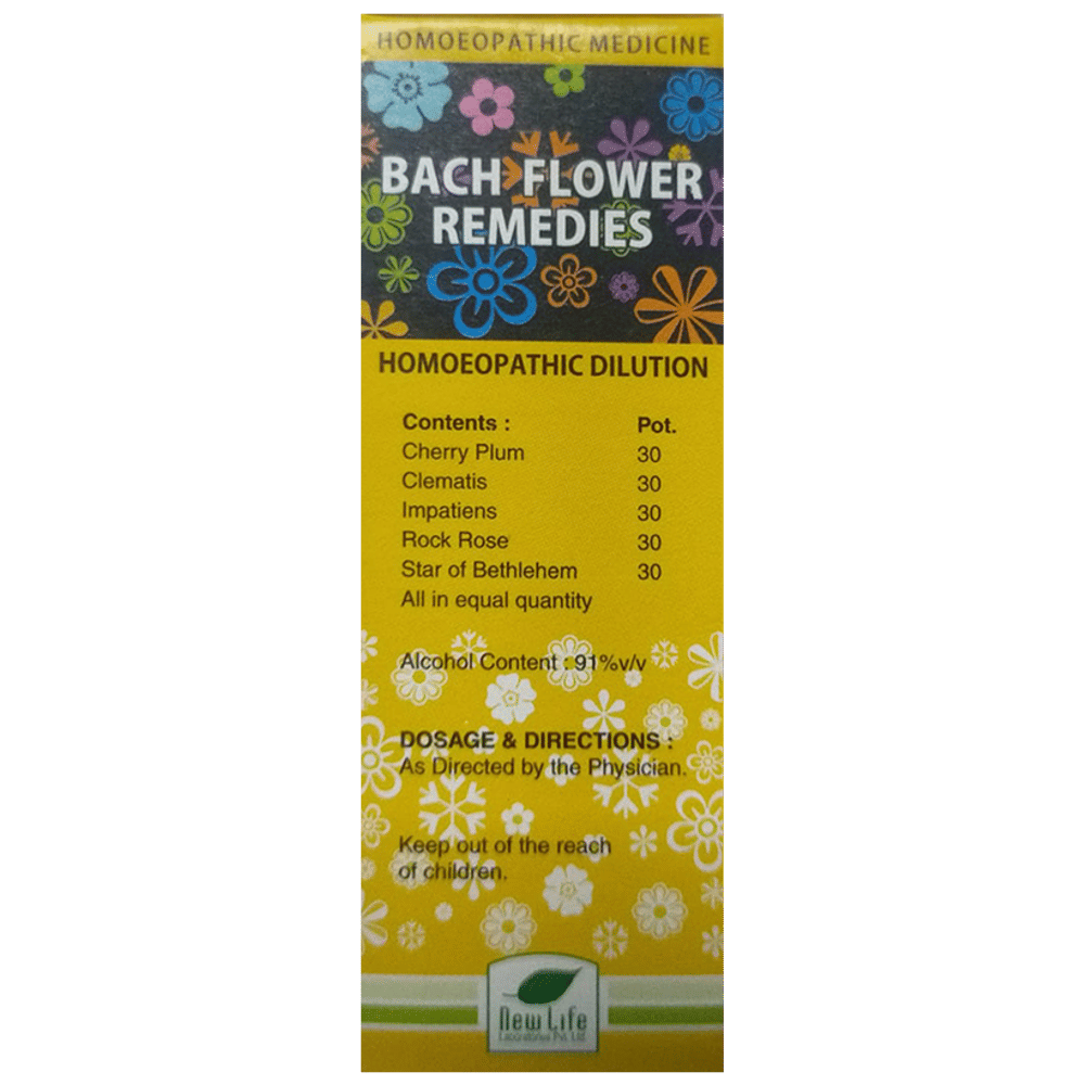 New Life Bach Flower Rescue Remedy 30 bottle of 30 ml Dilution New Life Bach Flower Rescue Remedy 30 bottle of 30 ml Dilution