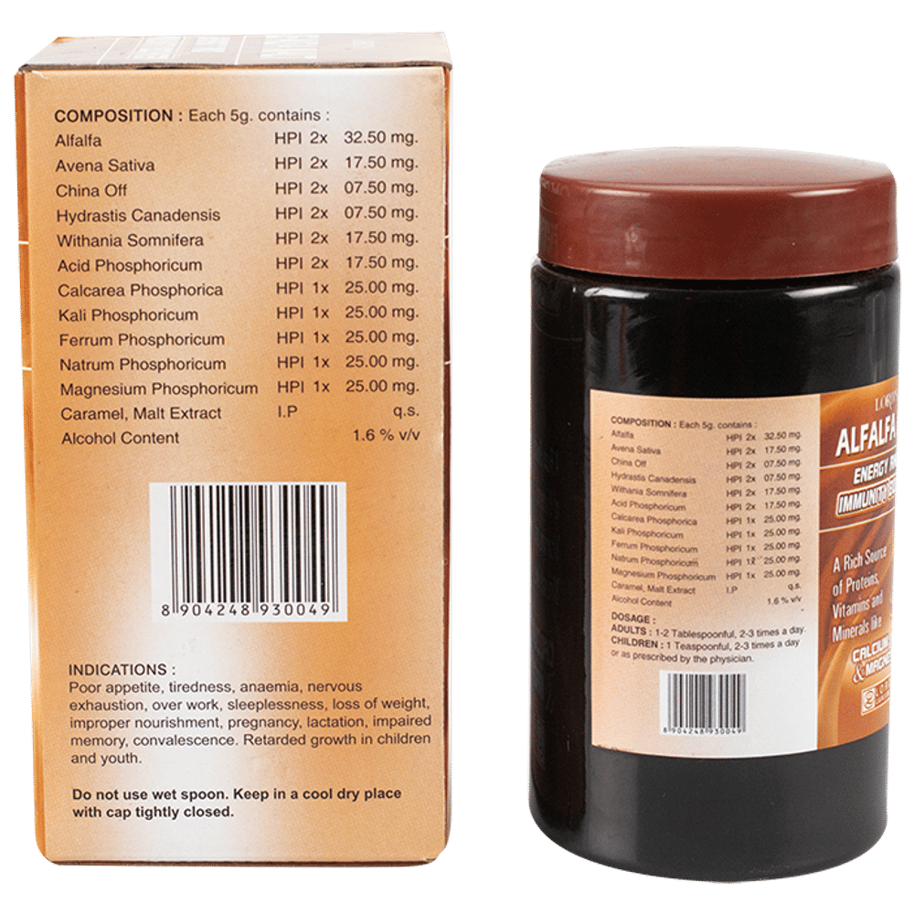 Lord's Alfalfa Malt Tonic jar of 450 gm Tonic Lord's Alfalfa Malt Tonic jar of 450 gm Tonic