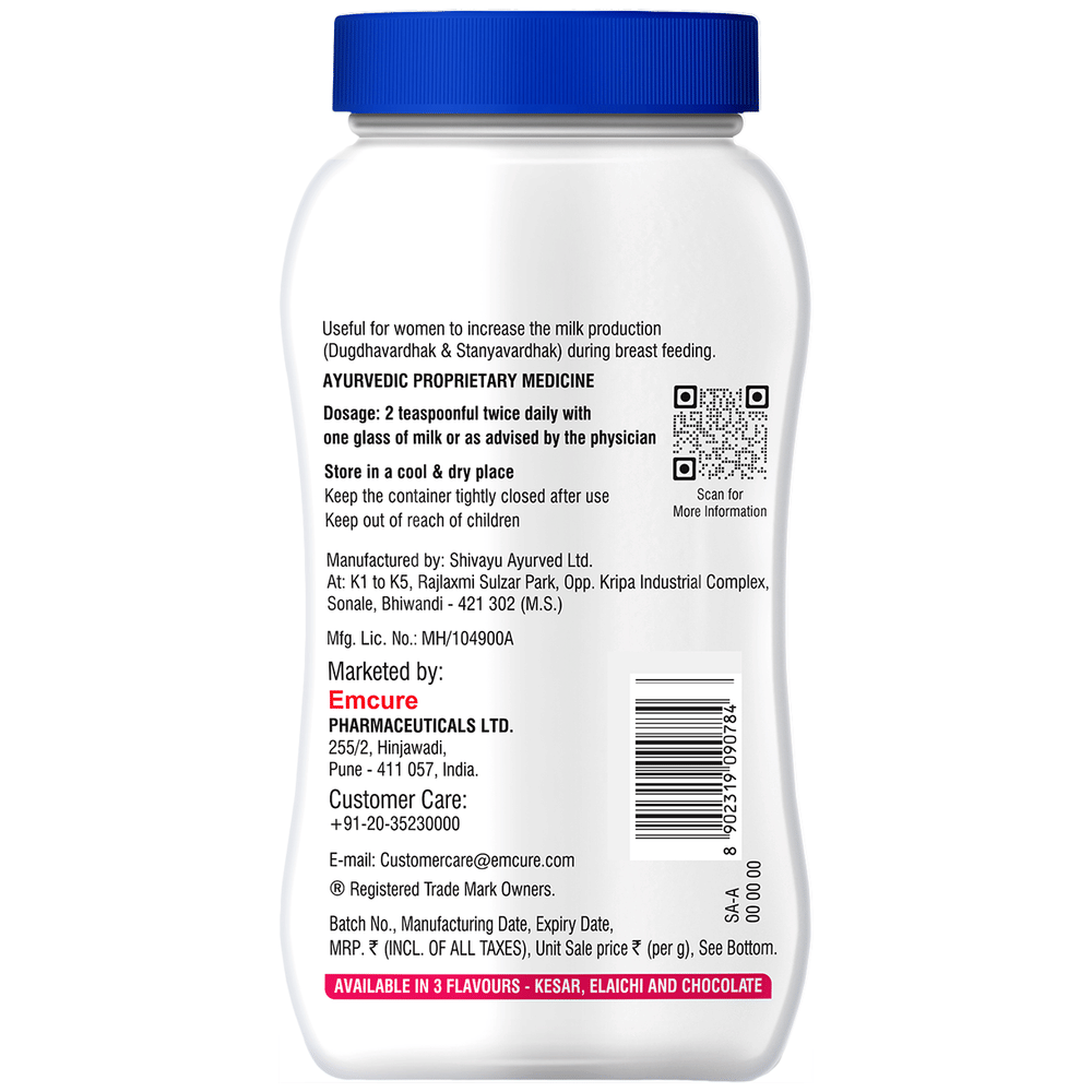 Galact Lactation Granules with Shatavari | Flavour Kesar jar of 200 gm Granules