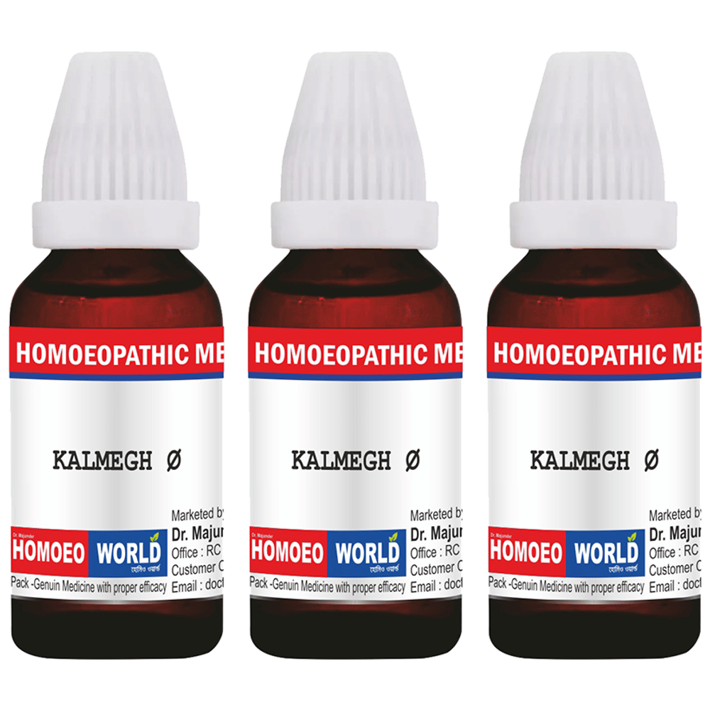 Dr. Majumder Homeo World Kalmegh Mother Tincture (30ml Each) Q combo pack of 3 bottles