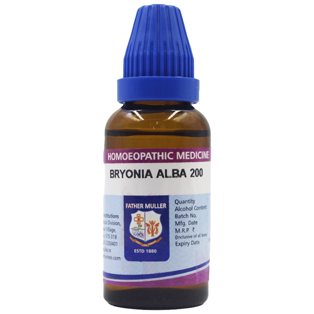 Father Muller Bryonia Alba Drop Oral Drops 200 bottle of 30 ml Oral Drops