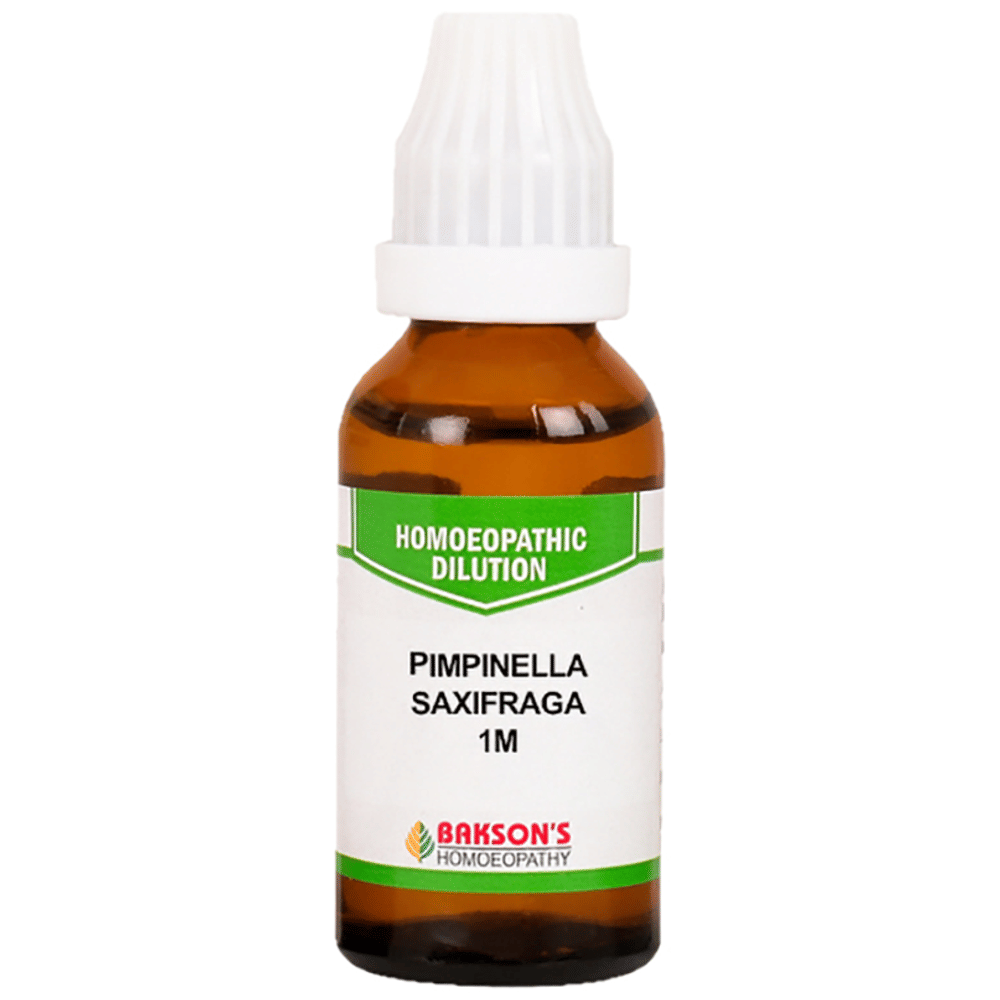 Bakson's Homeopathy Saxifraga Dilution 1M bottle of 30 ml Dilution Bakson's Homeopathy Saxifraga Dilution 1M bottle of 30 ml Dilution