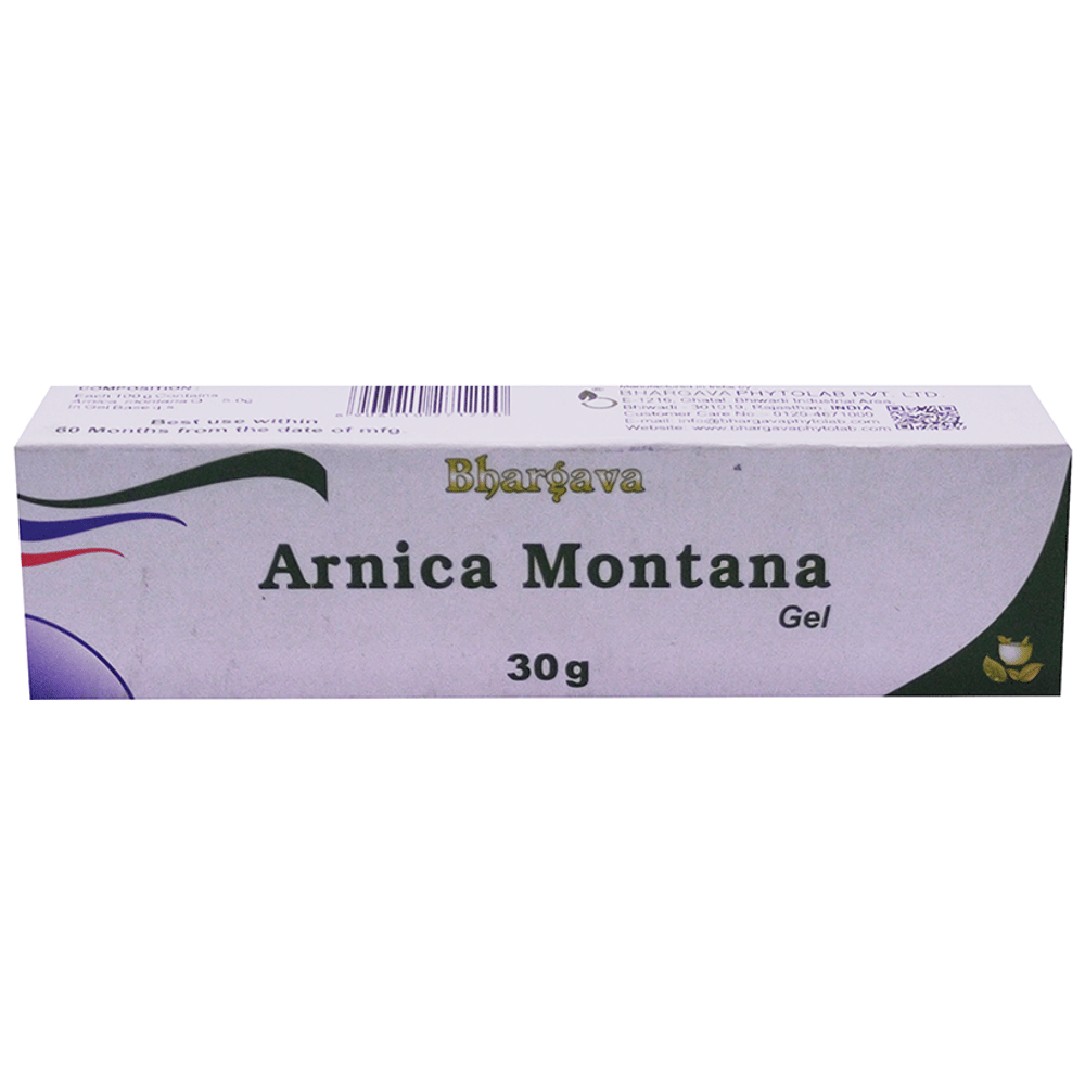 Bhargava Arnica Montana Gel tube of 30 gm Gel