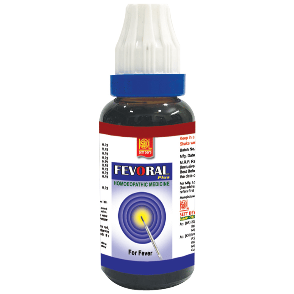 Sett Dey Fevoral Plus bottle of 30 ml Drop