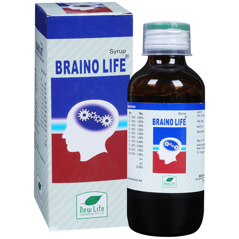 New Life Braino Life Syrup bottle of 100 ml Syrup