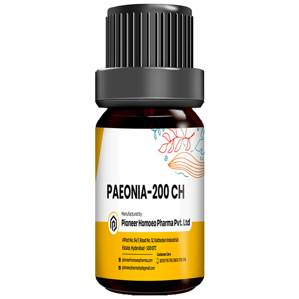 Pioneer Pharma Paeonia Globules Pellets Multidose Pills 200 CH bottle of 150 tablets