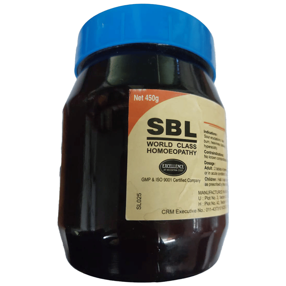 SBL Nixocid Tablet bottle of 450 gm Tablet