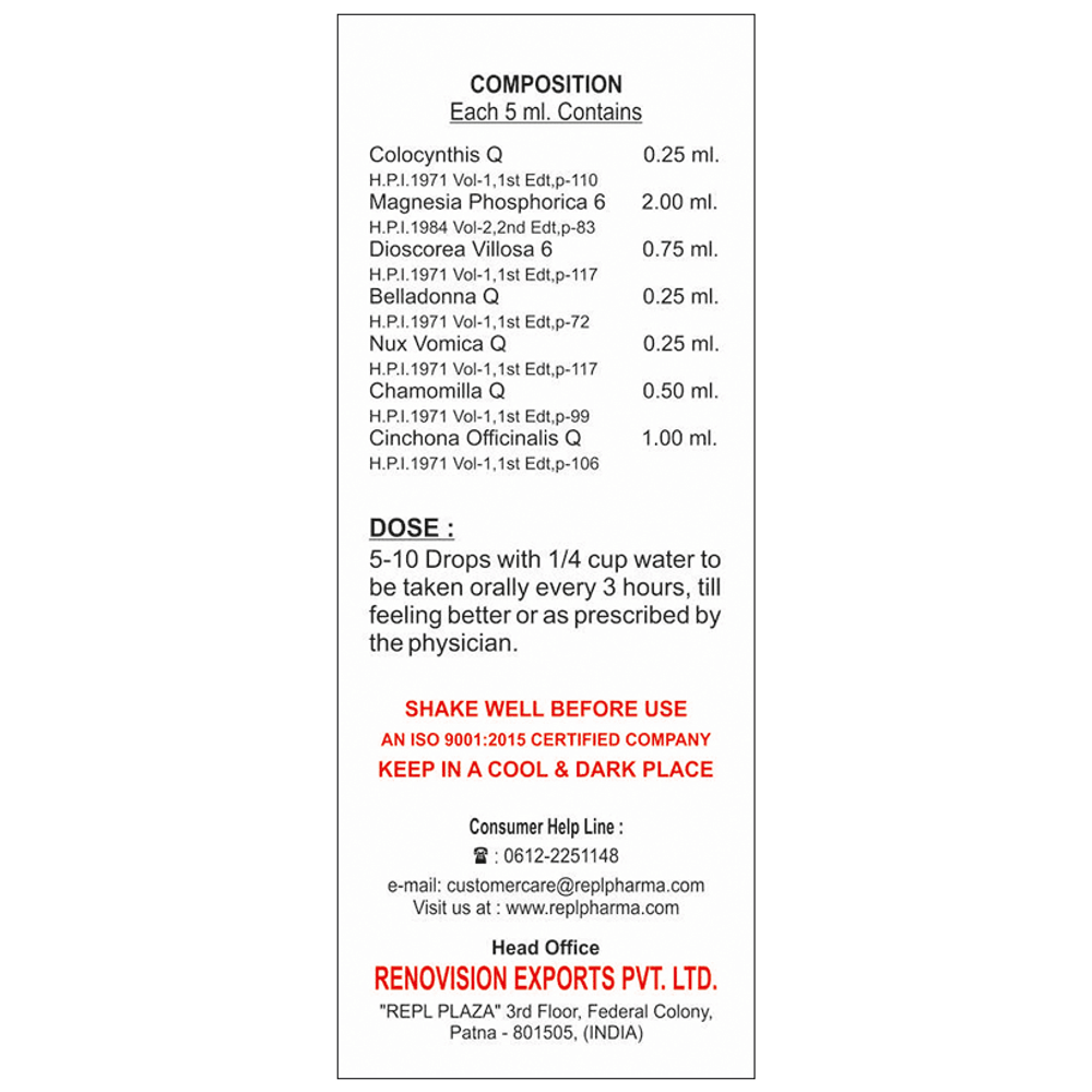 REPL Dr. Advice No. 120 Colic-En Drop bottle of 30 ml Drop REPL Dr. Advice No. 120 Colic-En Drop bottle of 30 ml Drop