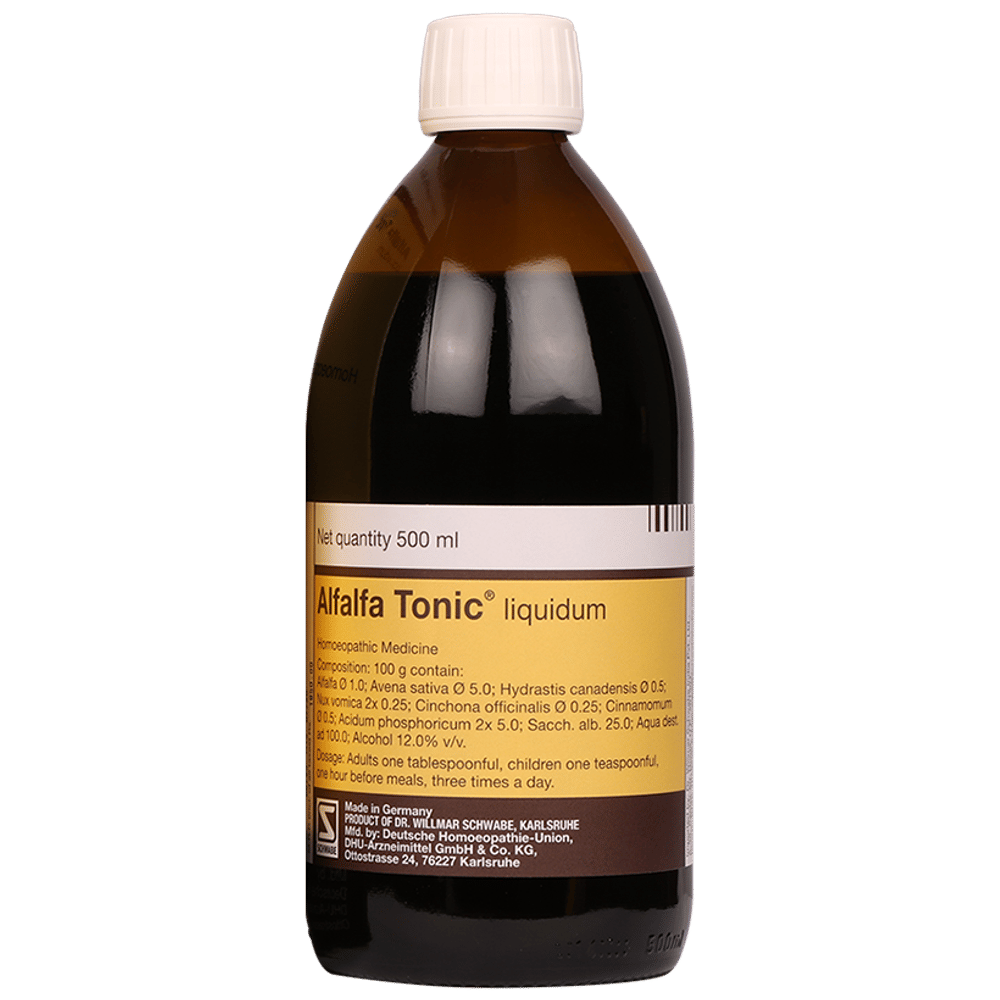 Dr Willmar Schwabe Germany Alfalfa Tonic bottle of 500 ml Tonic Dr Willmar Schwabe Germany Alfalfa Tonic bottle of 500 ml Tonic