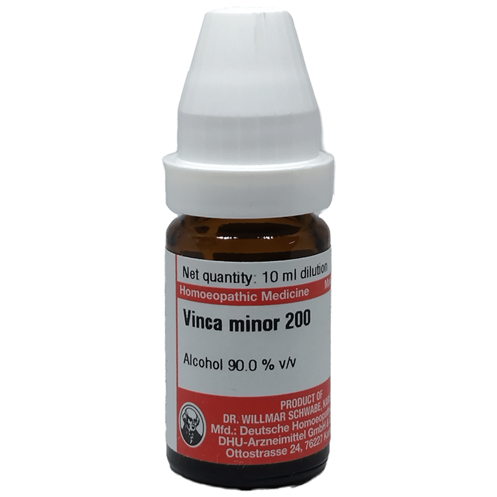 Dr Willmar Schwabe Germany Vinca Minor Dilution 200 bottle of 10 ml Dilution