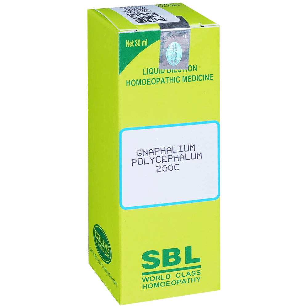 SBL Gnaphalium Polycephalum Dilution 200 CH bottle of 30 ml Dilution