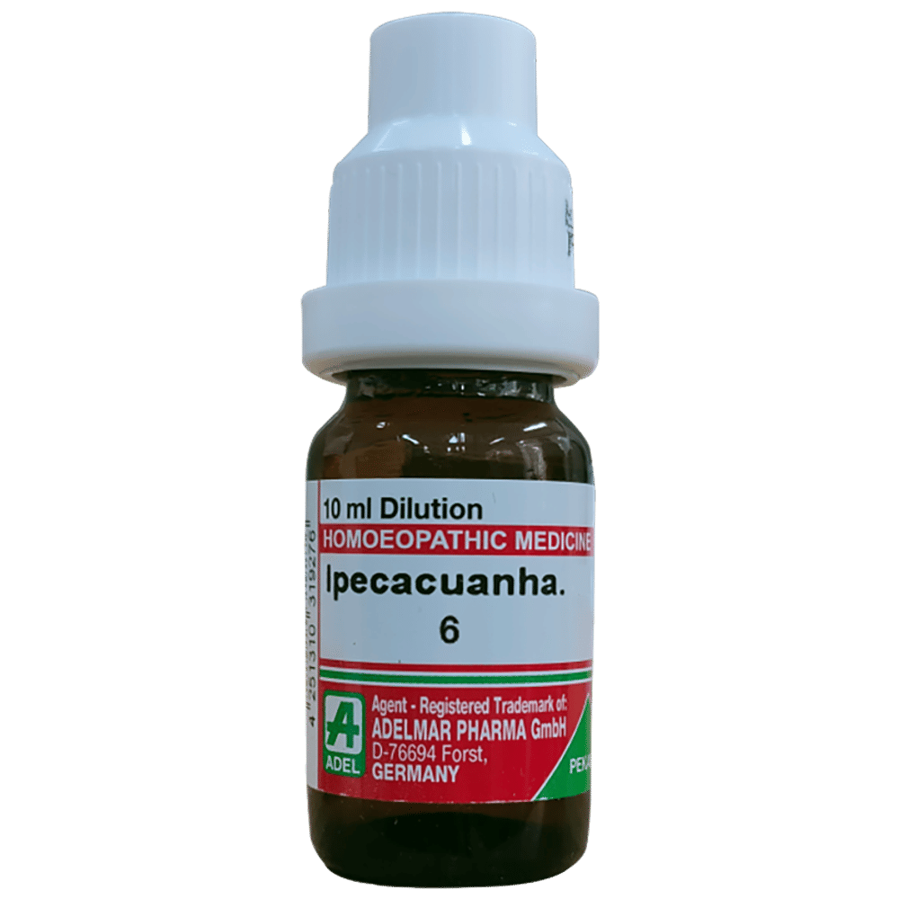 ADEL Ipecacuanha Dilution 6 bottle of 10 ml Dilution