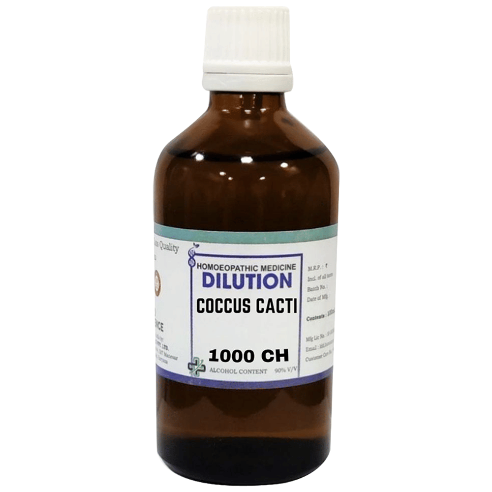 LDD Bioscience Coccus Cacti Dilution 1000 CH bottle of 100 ml Dilution