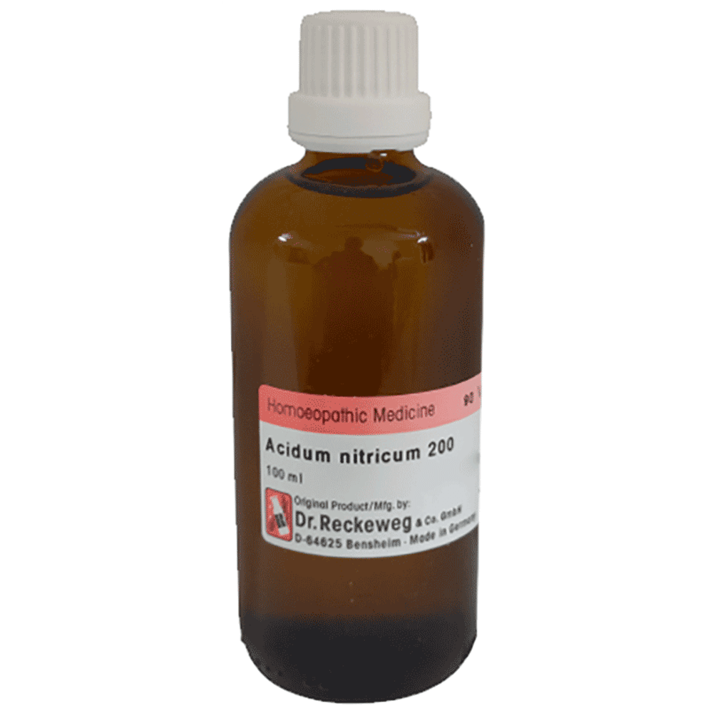 Dr. Reckeweg Acidum Nitricum Dilution 200 CH bottle of 100 ml Dilution