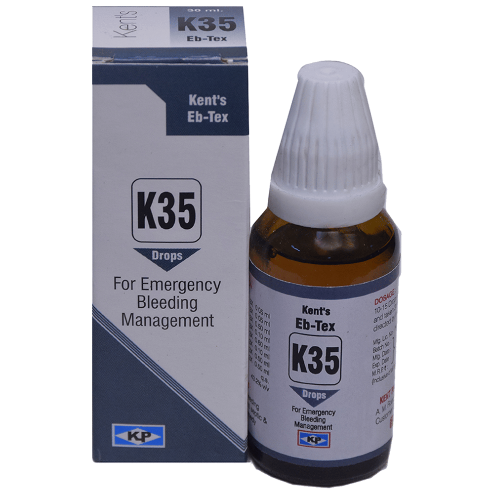 Kent's K35 Emergency Bleeding Management Oral Drops bottle of 30 ml Oral Drops