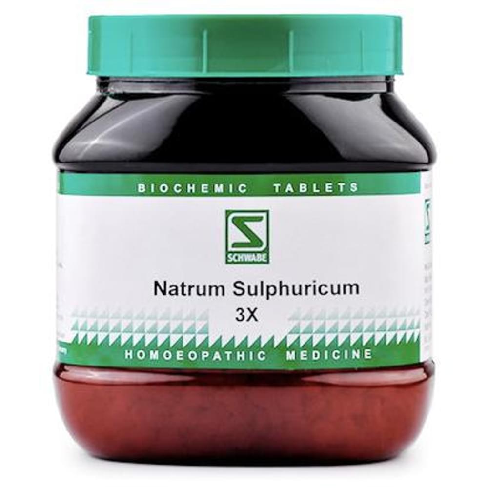 Dr Willmar Schwabe India Natrum Sulphuricum Biochemic Tablet 3X bottle of 550 gm Biochemic Tablet Dr Willmar Schwabe India Natrum Sulphuricum Biochemic Tablet 3X bottle of 550 gm Biochemic Tablet