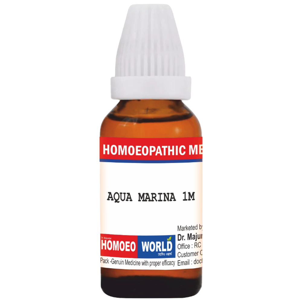 Dr. Majumder Homeo World Aqua Marina Dilution (30ml Each) 1M combo pack of 3 bottles Dr. Majumder Homeo World Aqua Marina Dilution (30ml Each) 1M combo pack of 3 bottles