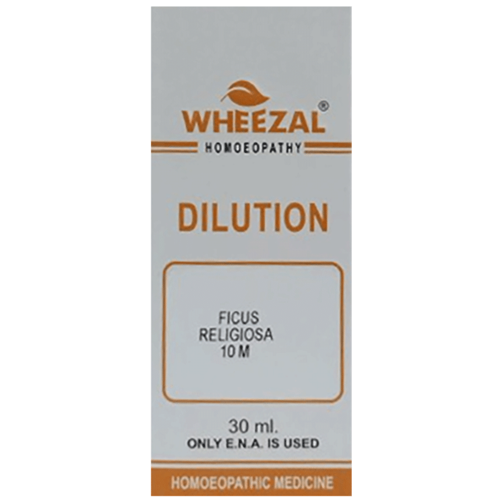 Wheezal Ficus Religeosa Dilution 10M bottle of 30 ml Dilution