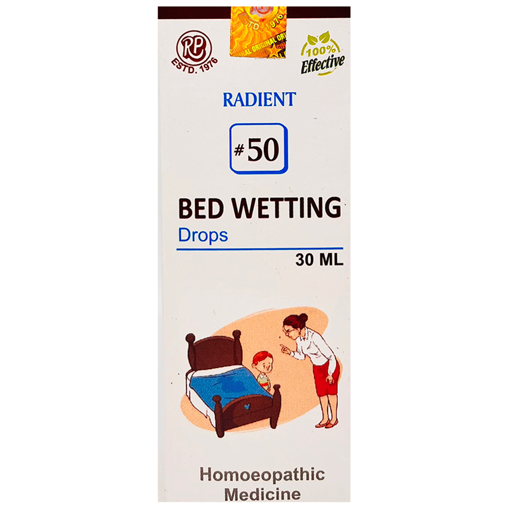 Radient #50 Bed Wetting Drops bottle of 30 ml Oral Drops