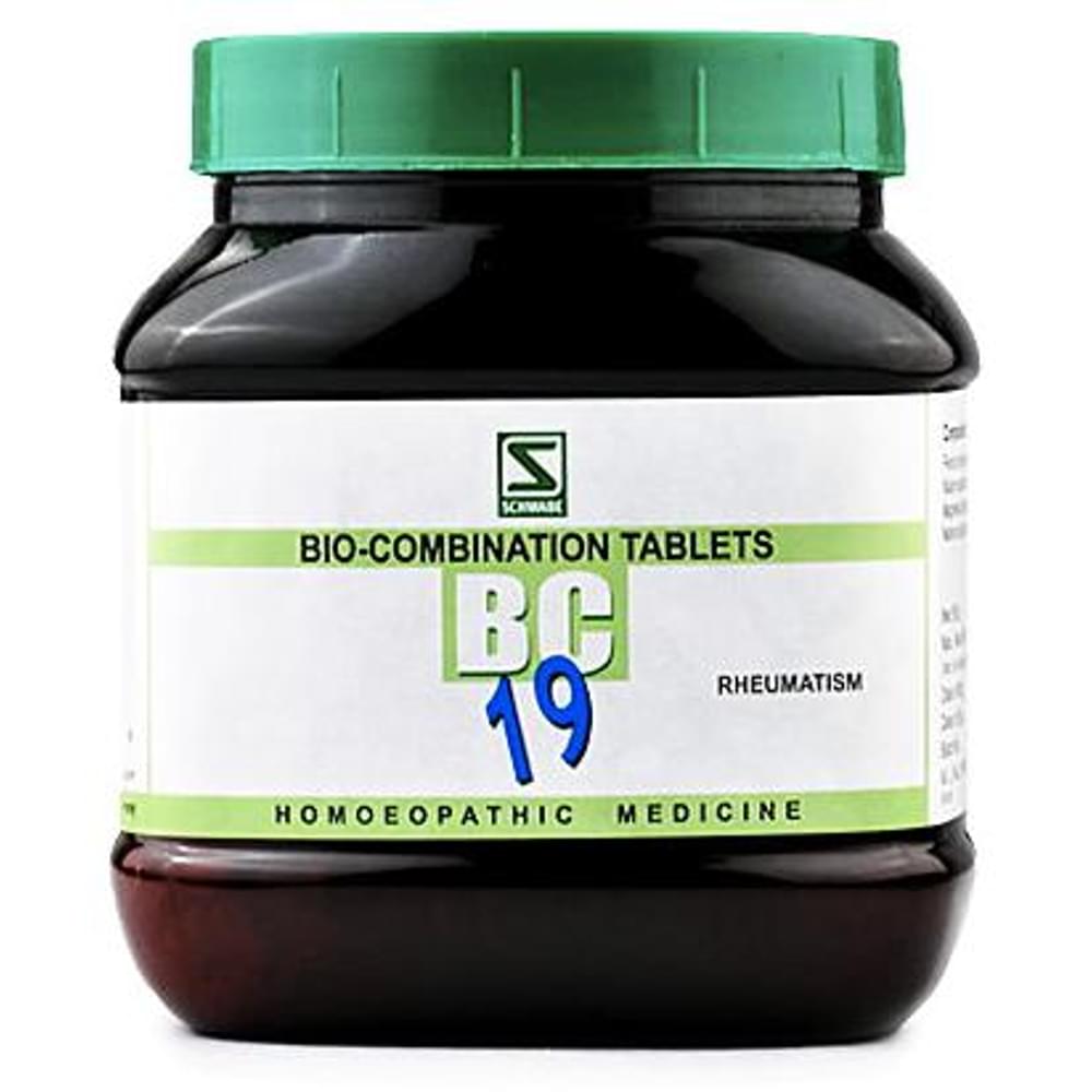 Dr Willmar Schwabe India Bio-Combination 19 (BC 19) Tablet bottle of 550 gm Biocombination Tablet