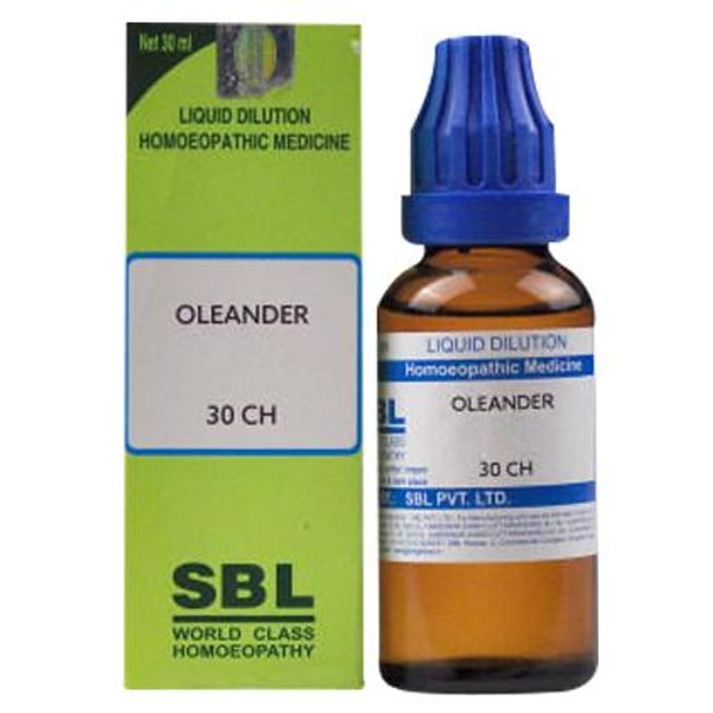 SBL Oleander Dilution 30 CH bottle of 30 ml Dilution