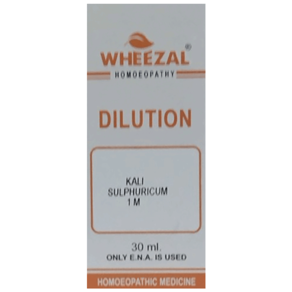 Wheezal Kali Sulphuricum Dilution 1M bottle of 30 ml Dilution