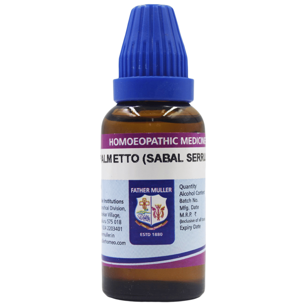 Father Muller Saw Palmetto Sabal Serrulata Drop 30 bottle of 30 ml Oral Drops