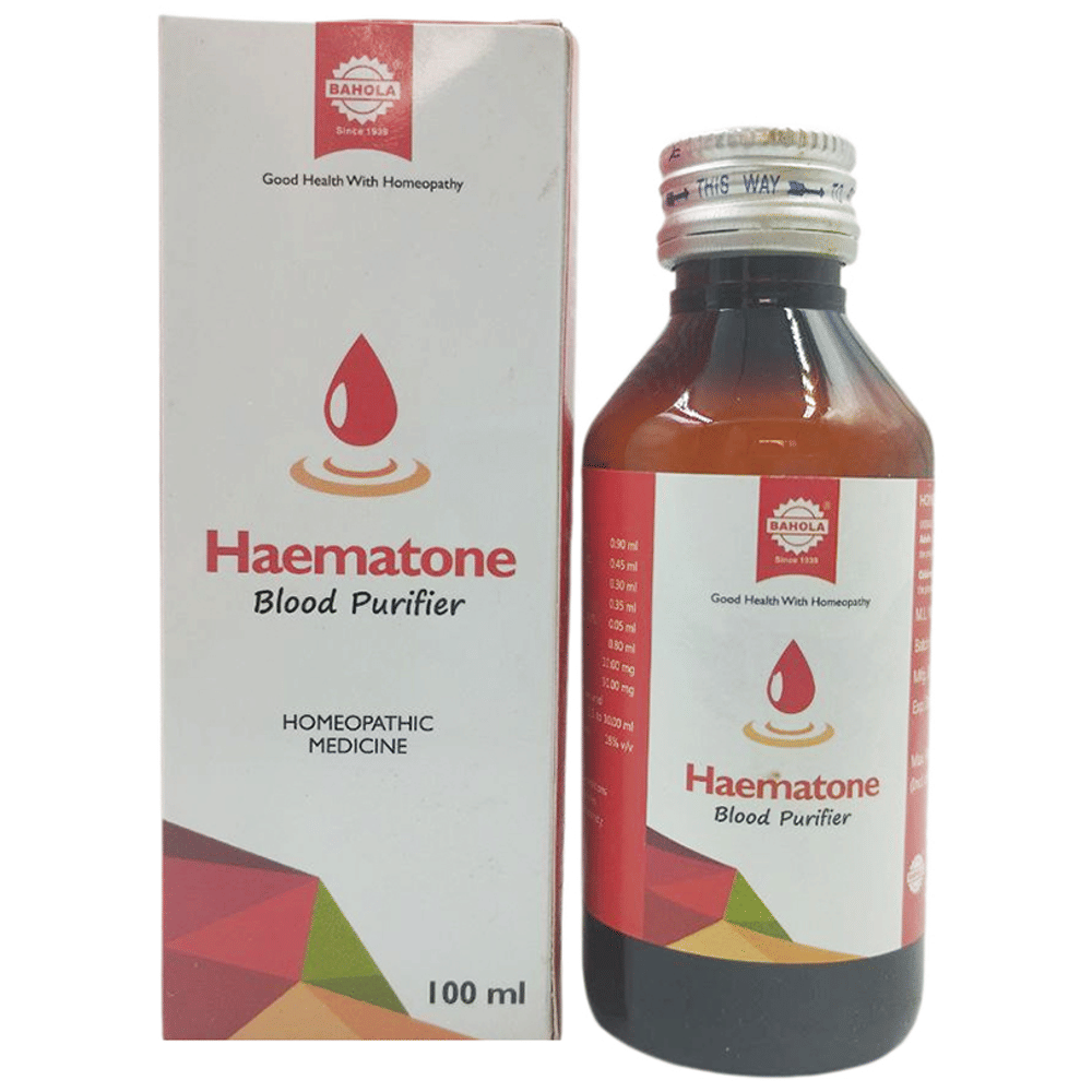 Bahola Haematone Tonic bottle of 100 ml Tonic