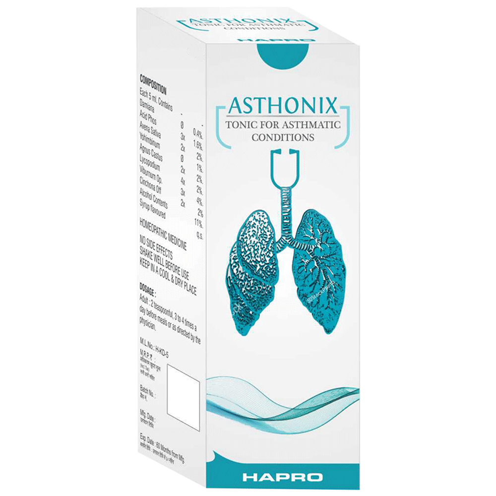 Hapro Asthonix Tonic bottle of 120 ml Tonic