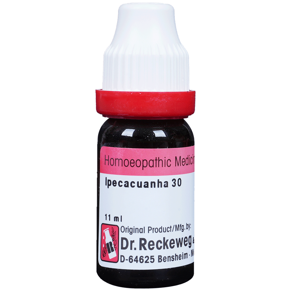 Dr. Reckeweg Ipecacuanha Dilution 30 CH bottle of 11 ml Dilution