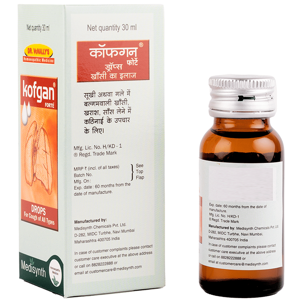 Medisynth Kofgan Forte Drop bottle of 30 ml Drop Medisynth Kofgan Forte Drop bottle of 30 ml Drop