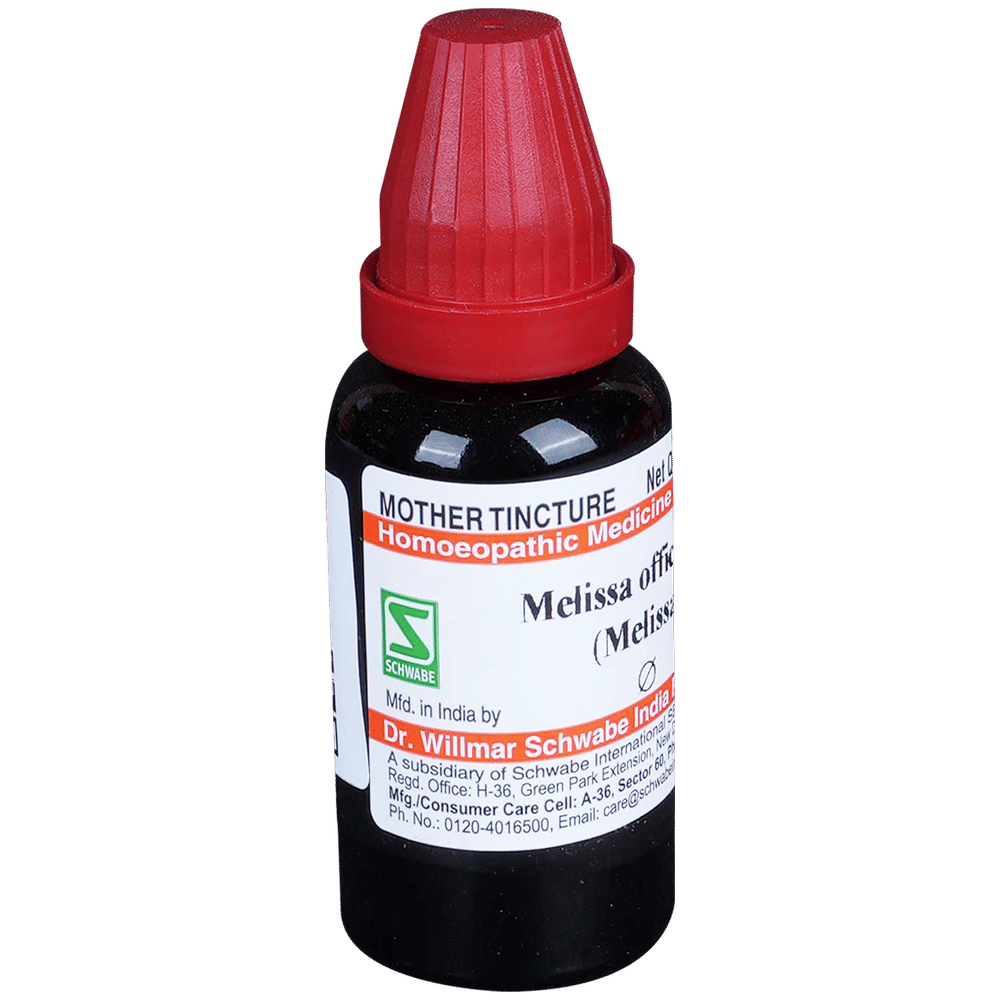 Dr Willmar Schwabe India Melissa Mother Tincture Q bottle of 30 ml Mother Tincture