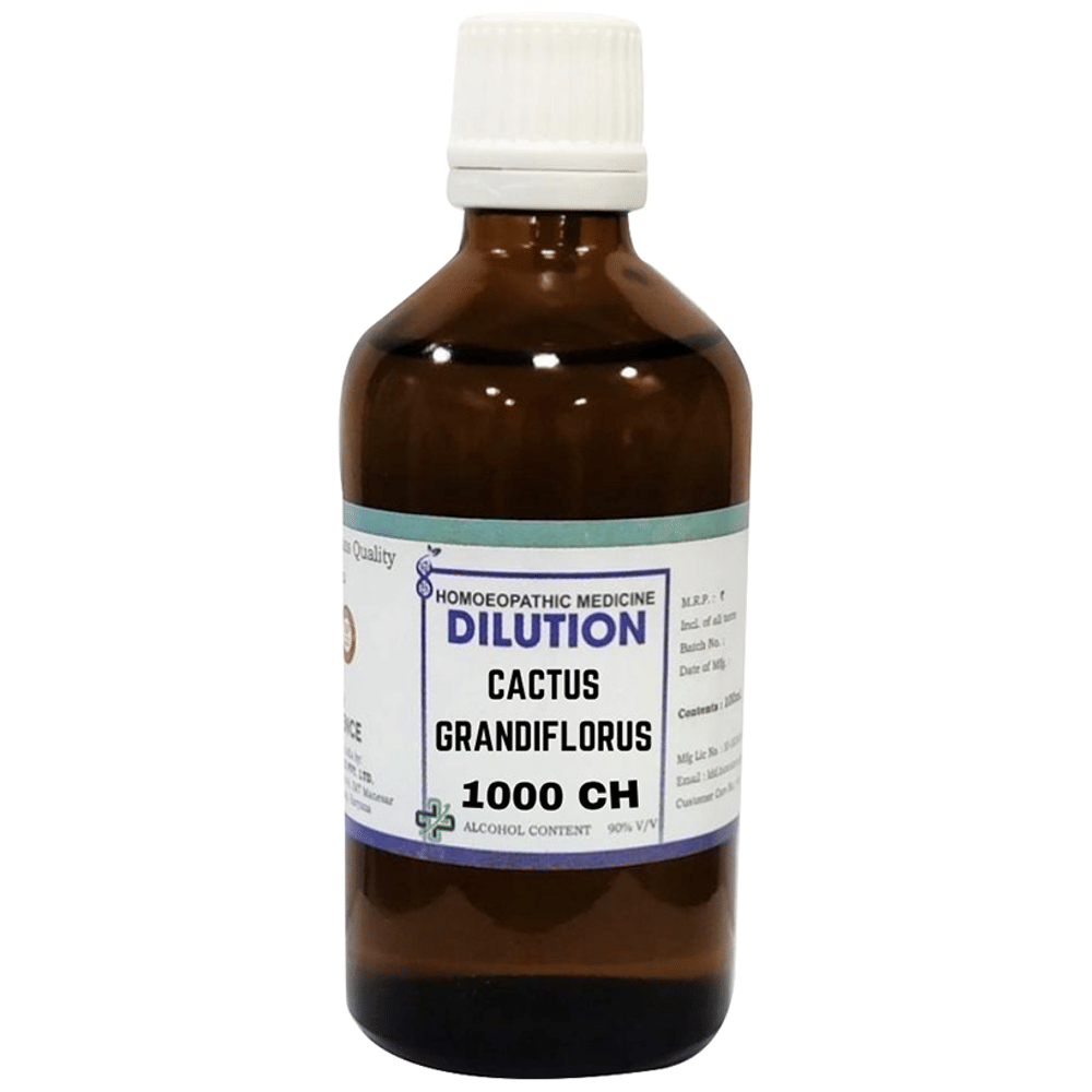 LDD Bioscience Cactus Grandiflorus Dilution 1000 CH bottle of 100 ml Dilution