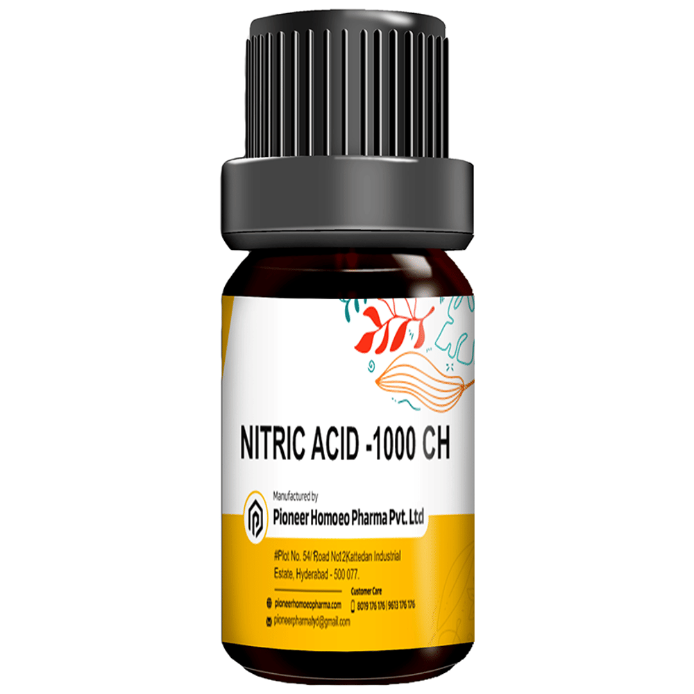 Pioneer Pharma Nitric Acid Globules Pellets Multidose Pills Tablet 1000 CH bottle of 150 tablets Pioneer Pharma Nitric Acid Globules Pellets Multidose Pills Tablet 1000 CH bottle of 150 tablets