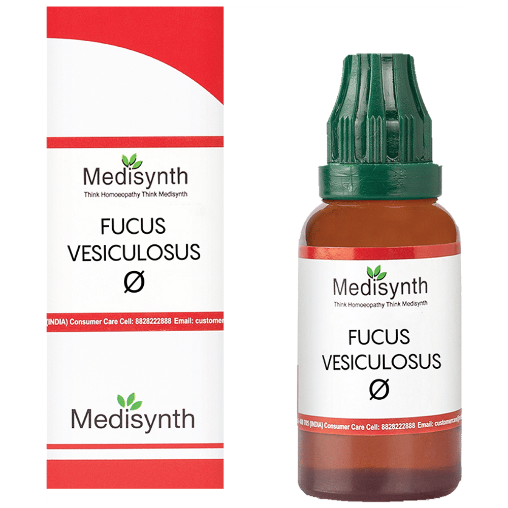 Medisynth Fucus Vesiculosus Q bottle of 30 ml Mother Tincture