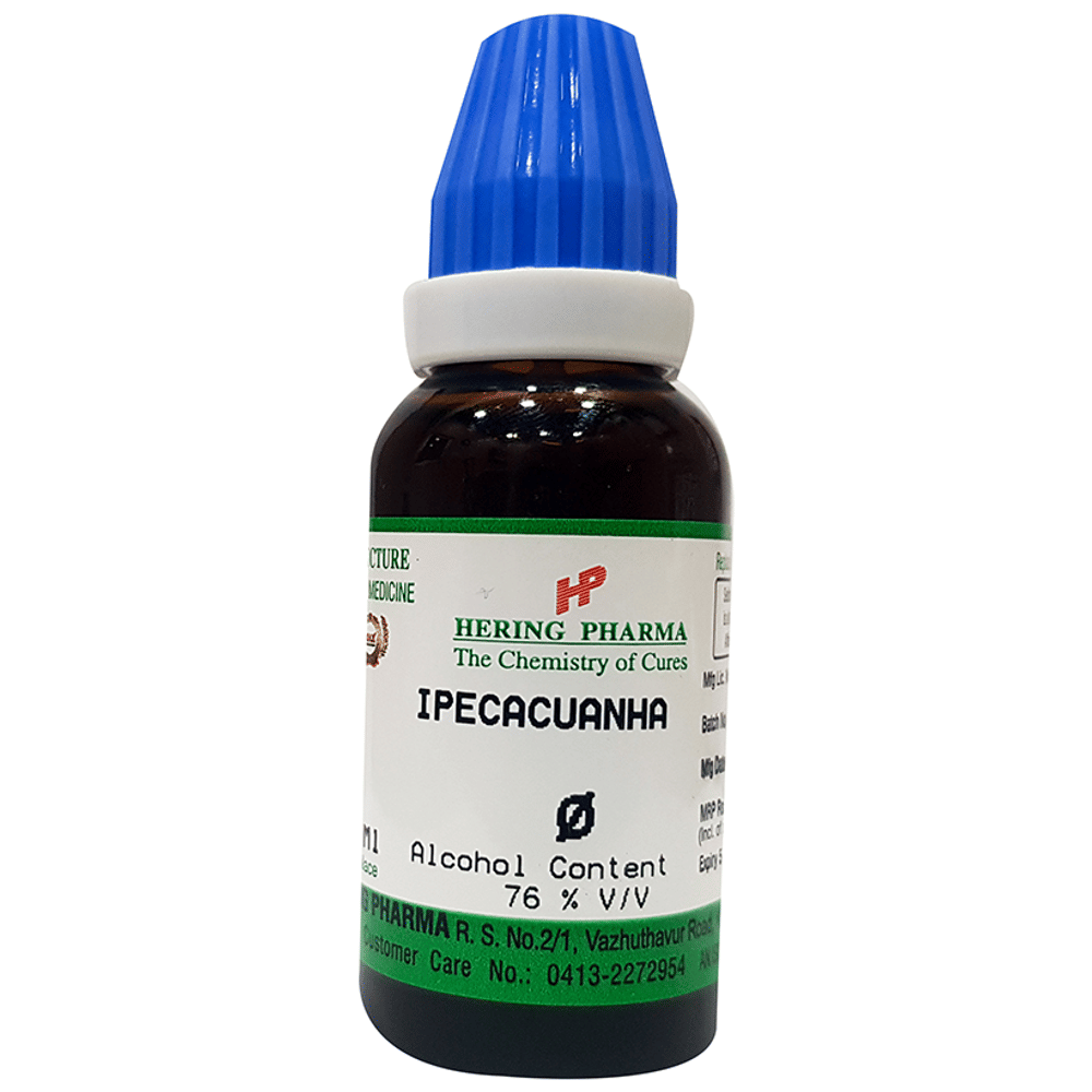 Hering Pharma Ipecacuanha Mother Tincture Q bottle of 30 ml Mother Tincture