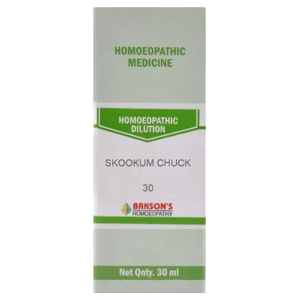 Bakson's Homeopathy Skookum Chuck Dilution 30 bottle of 30 ml Dilution