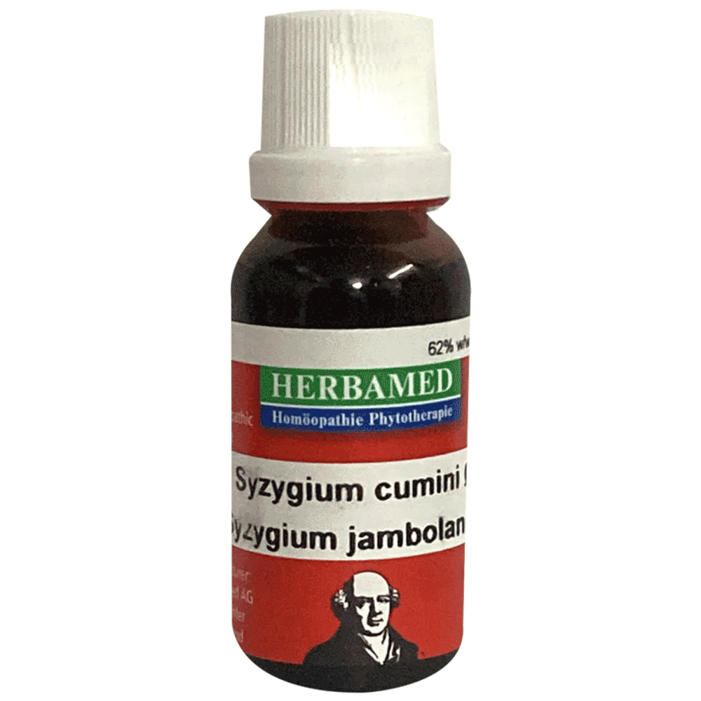 Herbamed Syzygium Cumini  Mother Tincture Q bottle of 20 ml Mother Tincture