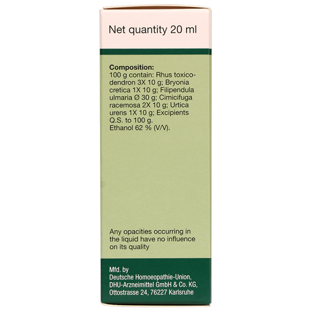Dr Willmar Schwabe Germany Rhus Toxicodendron Pentarkan Ptk. 73 Drop bottle of 20 ml Drop