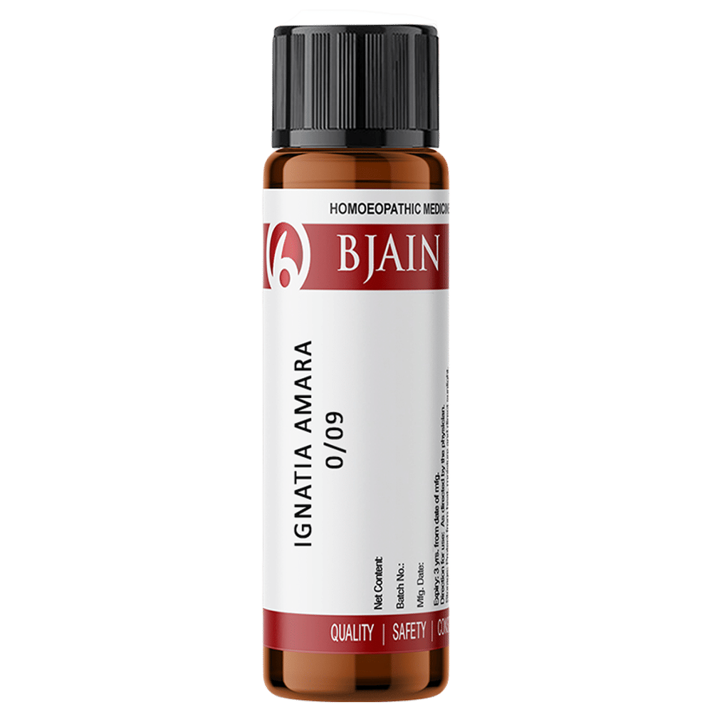 Bjain Ignatia Amara Globules 0/9 LM bottle of 6 gm Globules