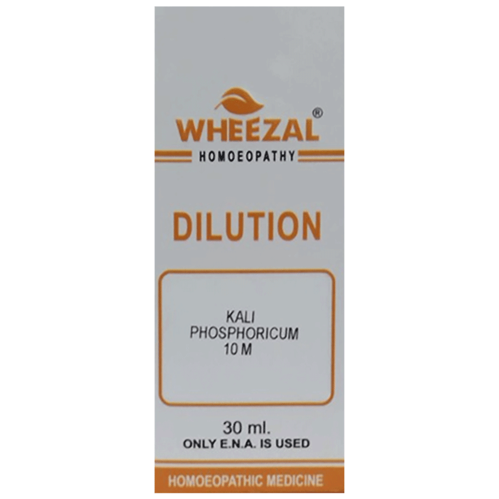 Wheezal Kali Phosphorium Dilution 10M bottle of 30 ml Dilution