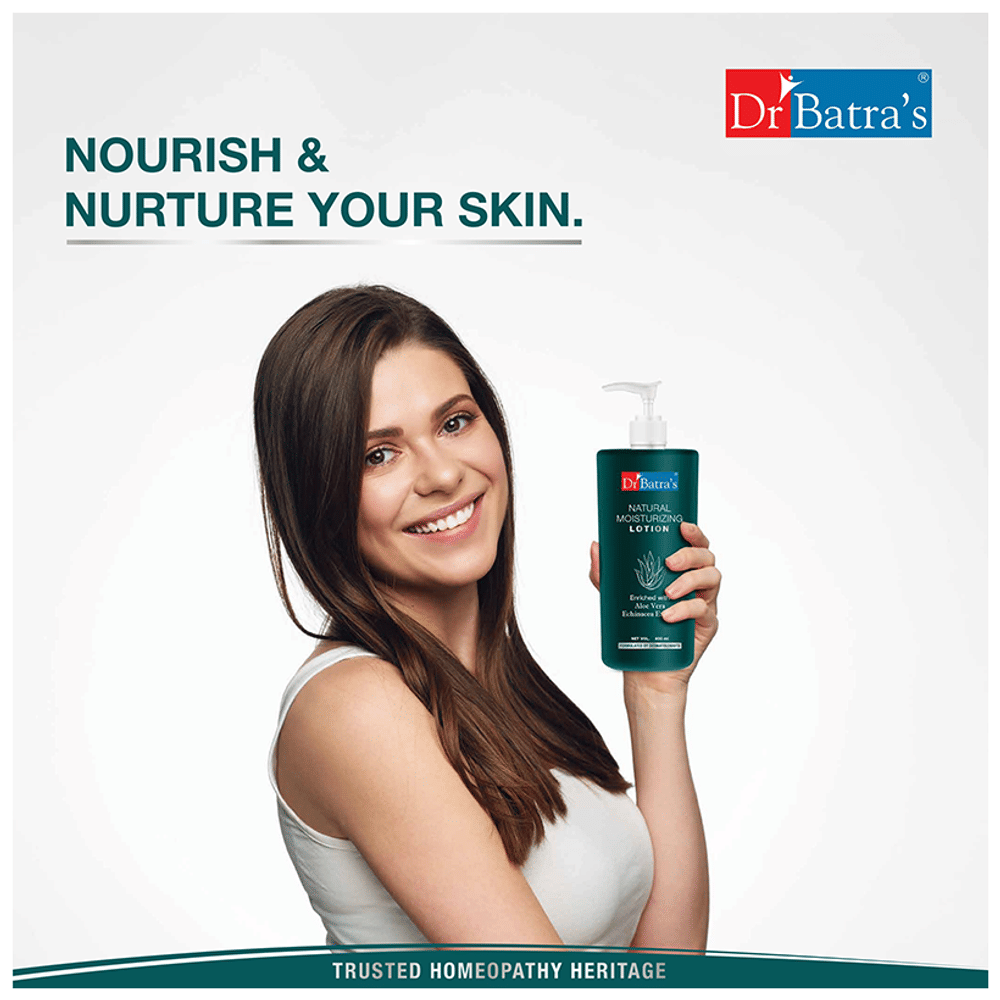 Dr Batra's Natural Moisturizing Lotion pump bottle of 400 ml Lotion