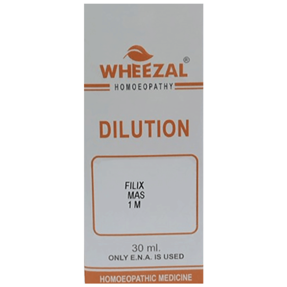 Wheezal Filix Mas Dilution 1M bottle of 30 ml Dilution