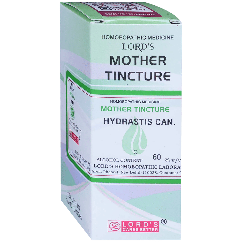 Lord's Hydrastis Can Mother Tincture Q bottle of 30 ml Mother Tincture