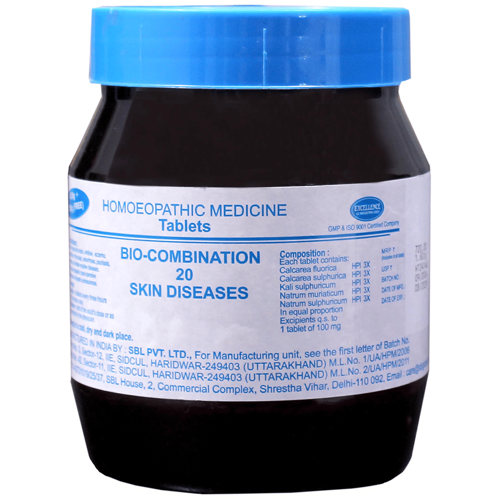 SBL Bio-Combination 20 Tablet bottle of 550 gm Biocombination Tablet